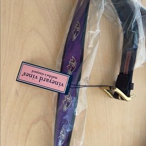 Vineyard Vines Men’s Ravens Logo Belt